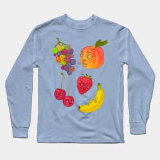 Funny froot friends Long Sleeve T-Shirt